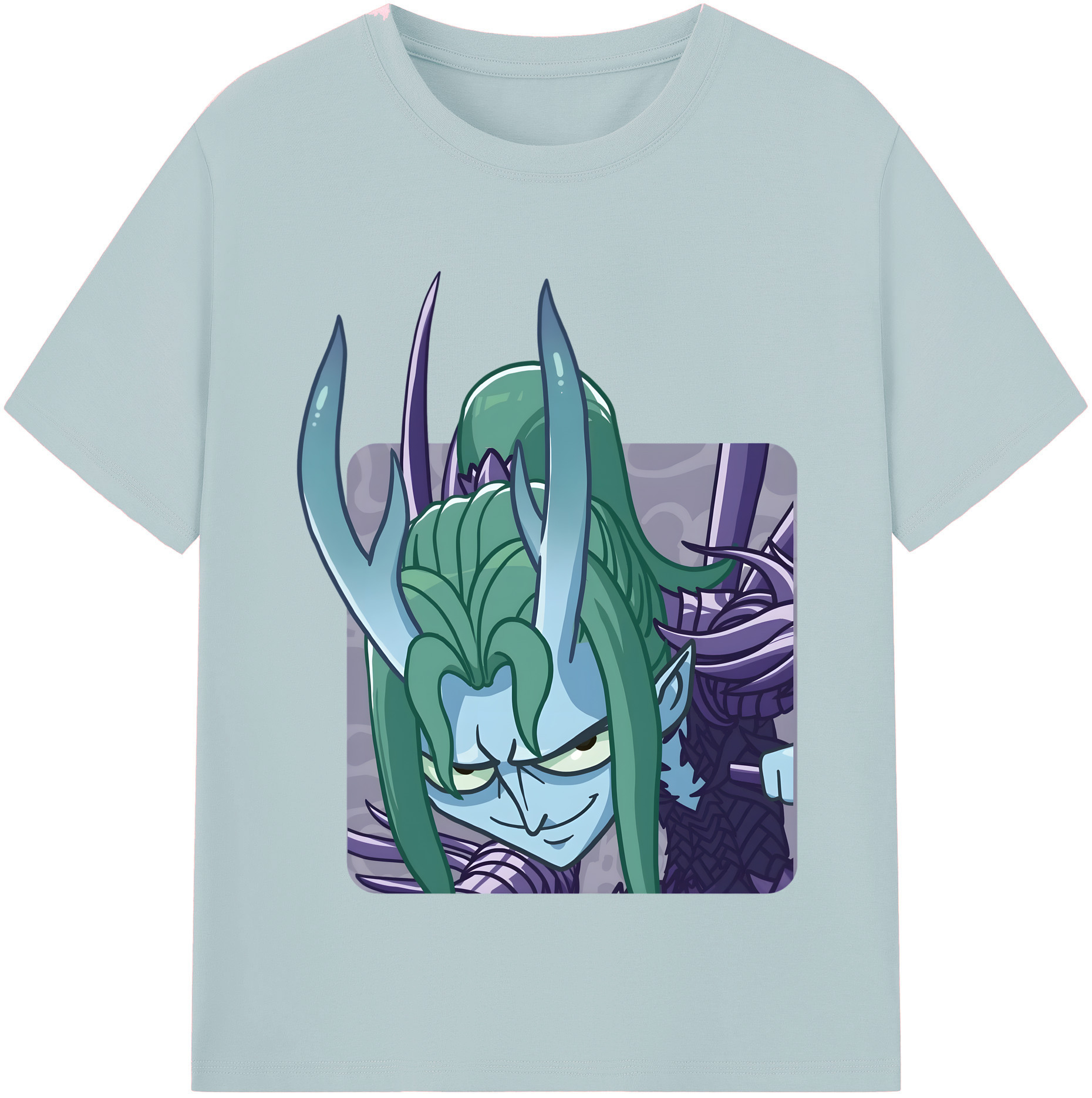 （画像用） Ne Zha 2 ナタ 魔童の大暴れ 綿100％半袖Tシャツ（フロントプリント）